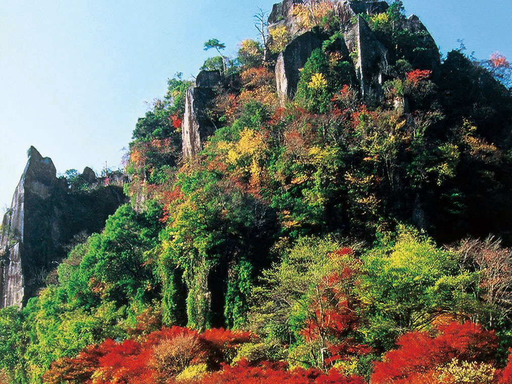 Yaba Gorge, Nakatsu (Red autumnal leaves)_1