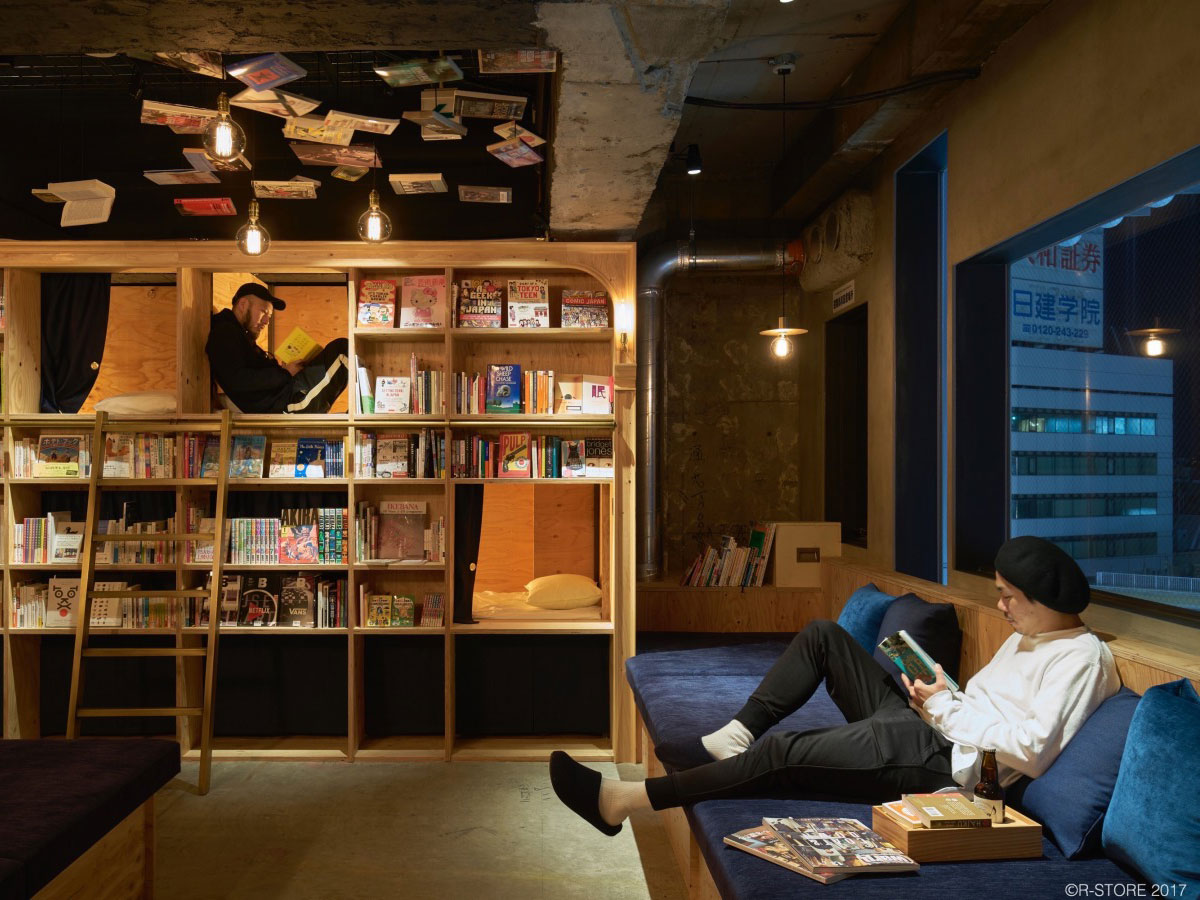 BOOK AND BED TOKYO ikebukuro (Closed down on 2021) → Now operating in Shinjuku