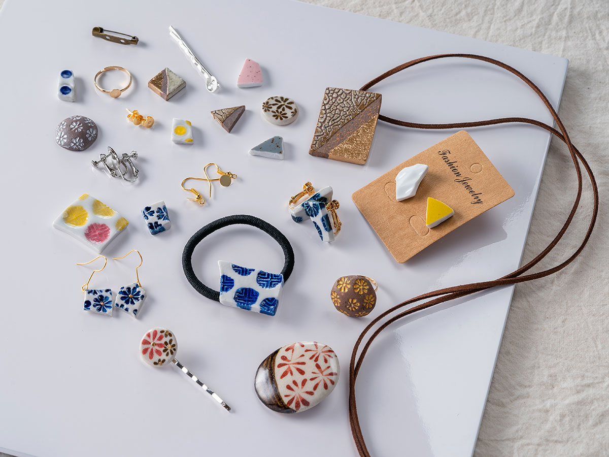Yoko Museum ・Japanese Garden Keishu-En(making accessory using ceramic parts)_1